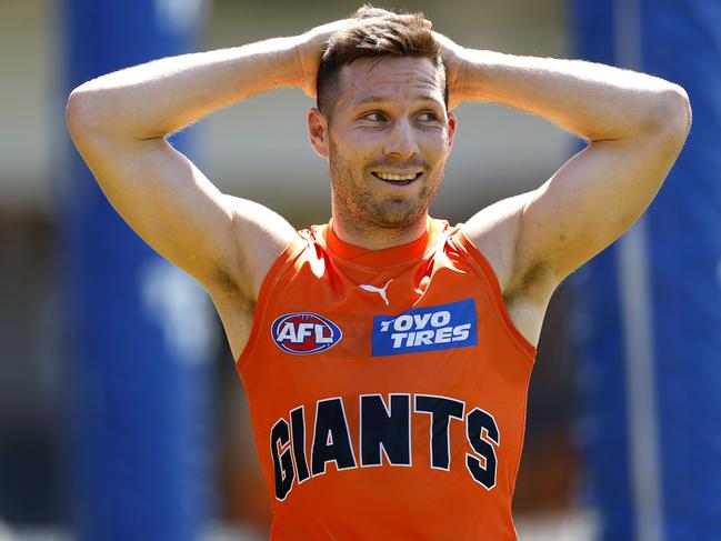 Toby Greene during the GWS Giants training session on September 20, 2023 ahead of Friday nights Preliminary Final against Collingwood. Photo by Phil Hillyard(Image Supplied for Editorial Use only - **NO ON SALES** - Â©Phil Hillyard )