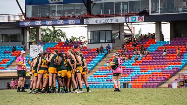 St Mary's vs Nightcliff Tigers 2023-24 NTFL women's qualifying final. Picture: Pema Tamang Pakhrin