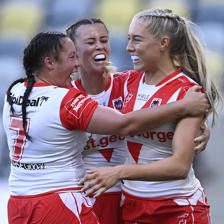 Teagan Berry is aiming for the NRLW Dally M Medal. Picture: Ian Hitchcock/Getty Images