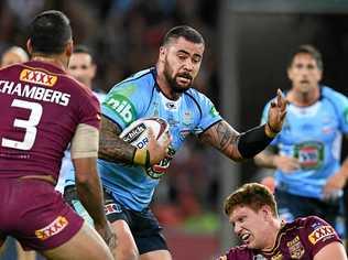 Andrew Fifita was a wrecking ball for the Blues on Wednesday night. Picture: Contributed