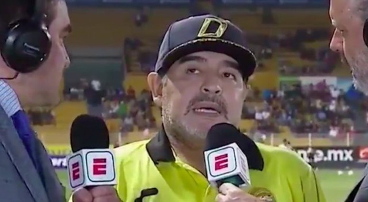 Diego Maradona gave a bizarre interview