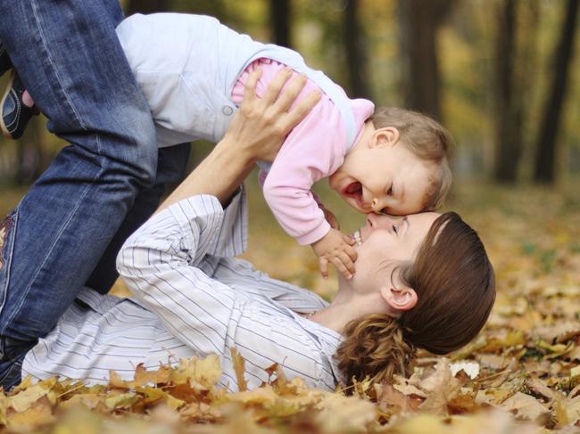 Family moments: soft focus. Woman with child. Mother. Children. Baby. Generic image. Thinkstock.