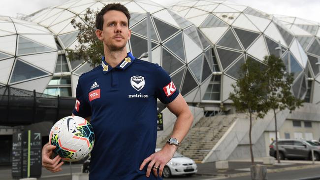 Robbie Kruse has returned to Melbourne Victory with an appreciation of the club’s role in his rise in the game. Picture: AFP