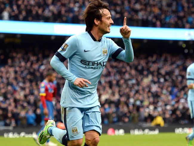 David Silva hit a brace against Palace.