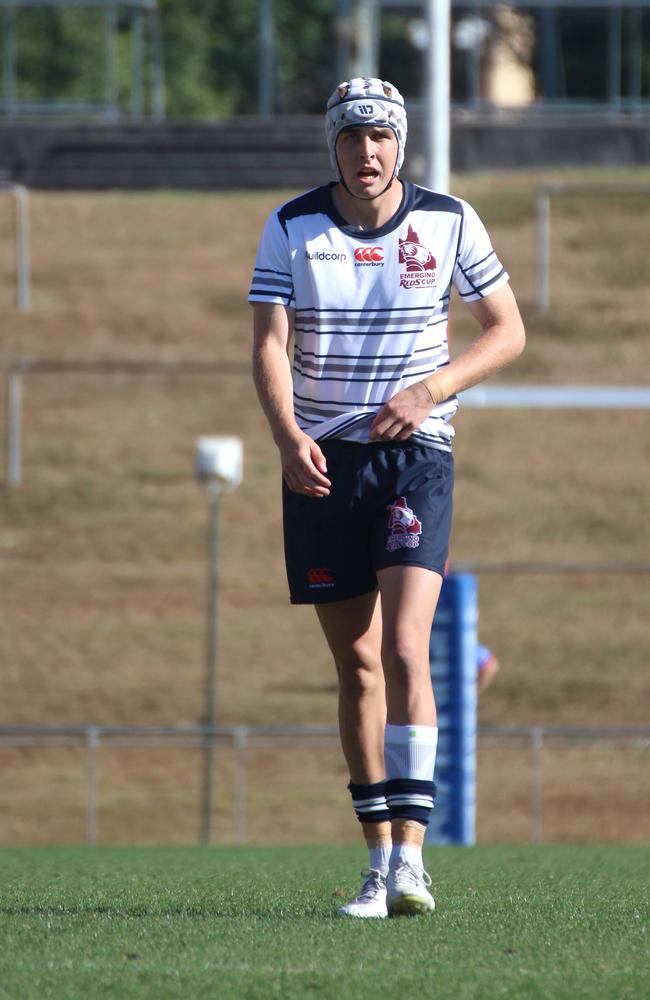 Finn Mackay. Emerging Reds Cup day one action between Queensland Country and Brisbane White in the Under 16s.