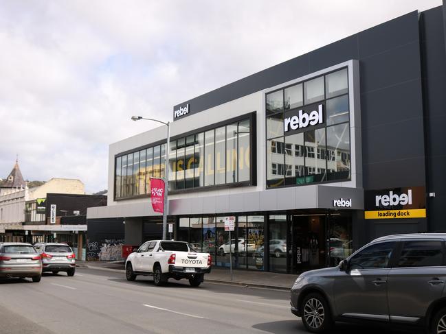 The Rebel Sport Launceston store on York Street. Picture: Stephanie Dalton