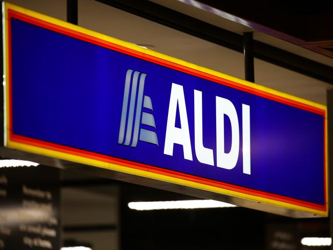 SYDNEY, AUSTRALIA - NewsWire Photos MAY 23, 2021: A general view of Aldi Supermarket signage in Surry Hills in Sydney, Australia. Picture: NCA NewsWire / Gaye Gerard