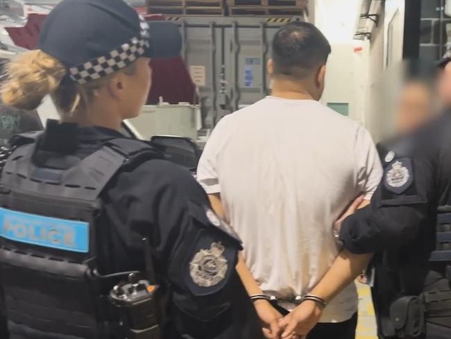 A Sydney-based criminal syndicate allegedly responsible for cocaine and cannabis trafficking has, been dismantled with five men arrested and charged as a part of an AFP-led operation that, infiltrated an encrypted communication platform built for the criminal underworld., A Mortlake man, 24, was allegedly a principal member of the syndicate and was the largest, supplier of the encrypted communications platform., It is alleged he was responsible for supplying 157 encrypted devices across NSW., It will be alleged a Dulwich Hill man, 31, was also a reseller of the devices and a significant, financial backer of the drug trafficking syndicates., Picture: Supplied/AFP