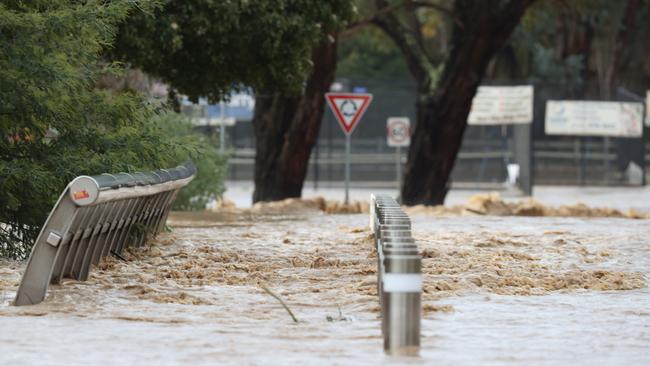 Floods around Traralgon have caused a huge damage bill for farmers. Picture: David Caird