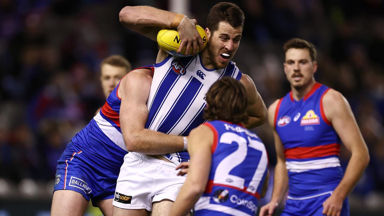 St Kilda is weighing up a move for young Roos ruckman Tristan Xerri.