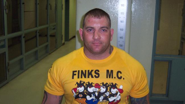 Shane Bowden in police mug shot photograph in 2004.