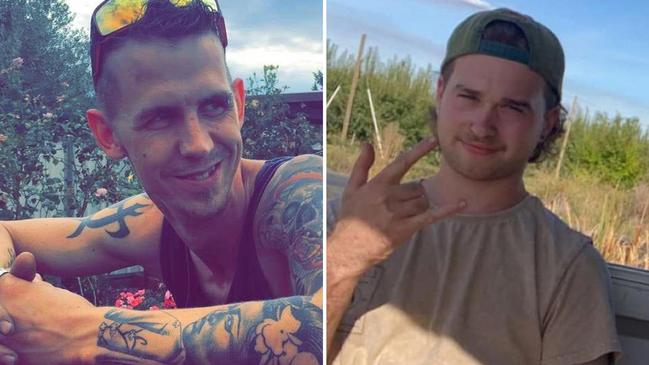 Victorian men Jonathon Simcoe and Jaibe Di Girolamo have been identified as the victims in a horror double fatal crash in Gunning. Picture: Facebook