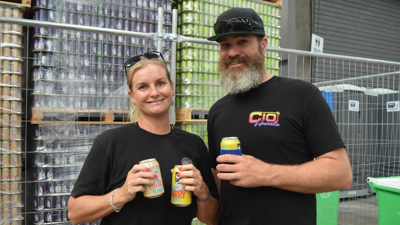 Sandi Ruen and Anthony Sargood at Your Mates Beer Day Out in Warana on December 10, 2022. Picture: Sam Turner