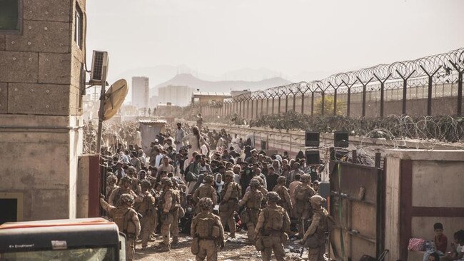 The United States Army evacuates foreign citizens and vulnerable Afghans from Hamid Karzai airport in Kabul last year.