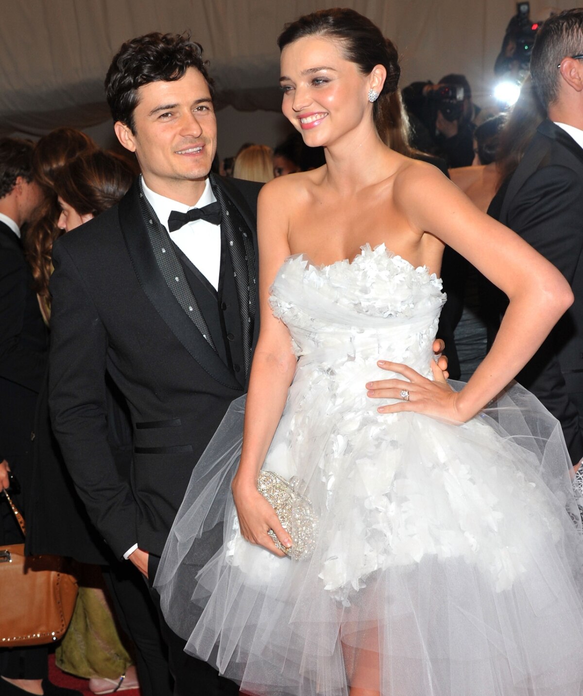 <h2>Miranda Kerr and Orlando Bloom</h2><p>After dating for three years, Australian model Miranda Kerr and Orlando Bloom tied the knot in LA in 2010. They had one son, Flynn, before separating in 2013. Kerr is now married to Snapchat founder Evan Spiegel, with whom she has two sons, while Bloom is in a relationship with singer Katy Perry, with whom he has a daughter, Daisy Bloom. </p>