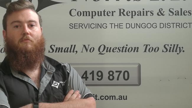 Dungog business owner Tim Norris has slammed the patchy NBN rollout in his town.