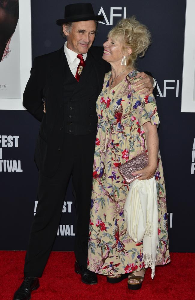 Mark Rylance and wife Claire van Kampen pictured in 2022. Picture: Jerod Harris/Getty Images)