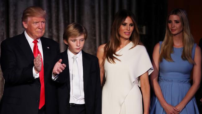 Donald Trump and his family were reportedly shocked when he became president. Picture: Mark Wilson/Getty Images/AFP