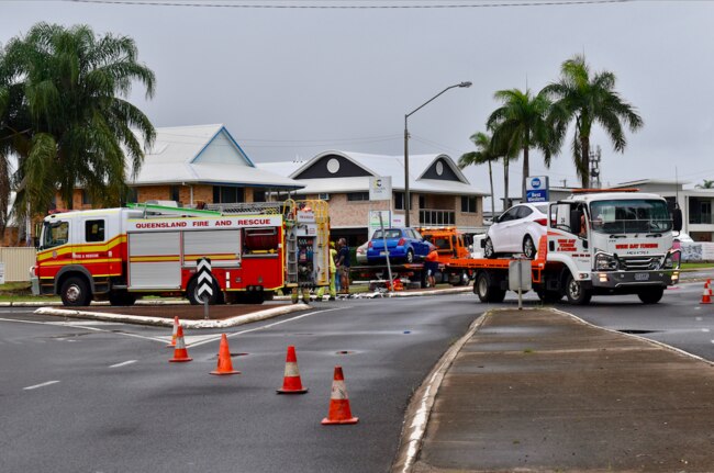 ‘Driving past’: Hervey Bay fireys assist with crash returning from separate incident