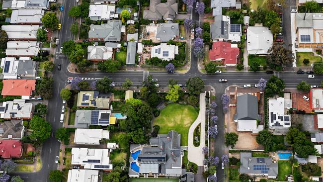 Affordable housing would be built in blue-ribbon suburbs such as Burnside under a new plan. Picture: Brenton Edwards