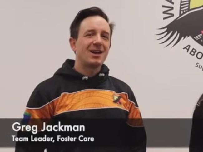 Greg Jackman got a job as the team leader for foster care at an Aboriginal support service.