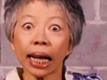 Screen-shot of SBS television personality Lee Lin Chin reading [her own] mean tweets. Picture: SBS