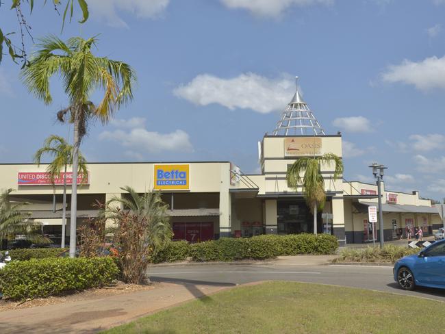 The Oasis Shopping Centre in Palmerston is for sale.