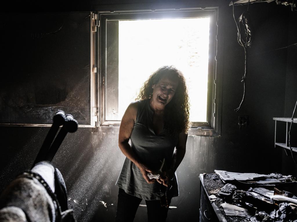 Kibbutz Nir Oz resident Hadas Kalderon. Picture: Dan Kitwood/Getty Images