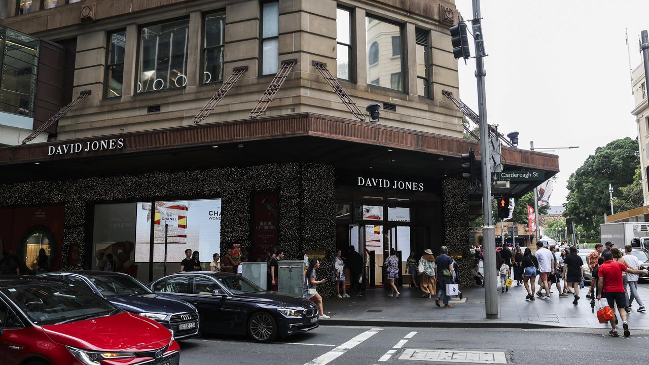 David Jones will invest $250m in its stores and create a new loyalty program to better compete for shoppers. Picture: NCA NewsWire/ Dylan Robinson