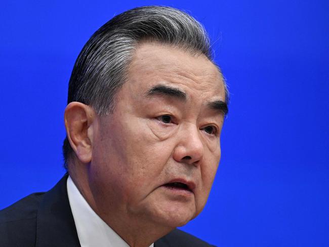 Chinese Foreign Minister Wang Yi. Picture: AFP