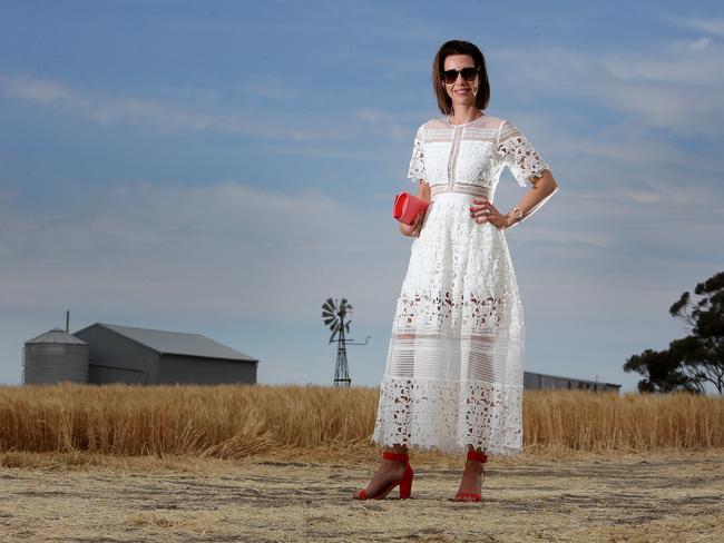 Winner of The Best Dressed Lady was awarded to Kelly Stoll, from Wagga Wagga. Picture: Yuri Kouzmin