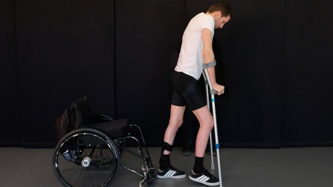 Gert-Jan Oskam, at the Lausanne University Hospital, where a breakthrough treatment involving electrical stimulation of the spine has enabled paralysed patients to walk again.