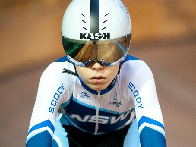 Rouse Hill cyclist Joshua Brodie. Picture: Damien Bennett