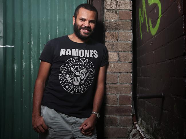 Actor Luke Carroll was part of a production of Merritt’s play The Cake Man at the Belvoir Theatre in 2013. Pictured in Surry Hills.