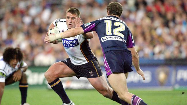 Shane Webcke was one of the Broncos’ top props. Pic Peter Wallis