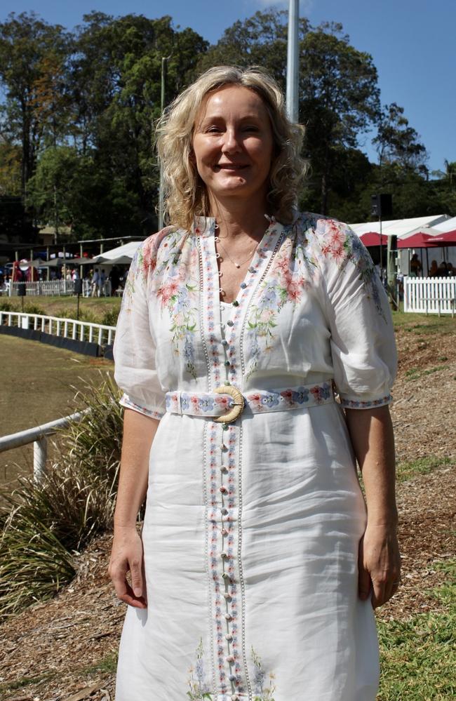 Wendy Fraser at the Noosa Polo and Provedores on October 14, 2023.