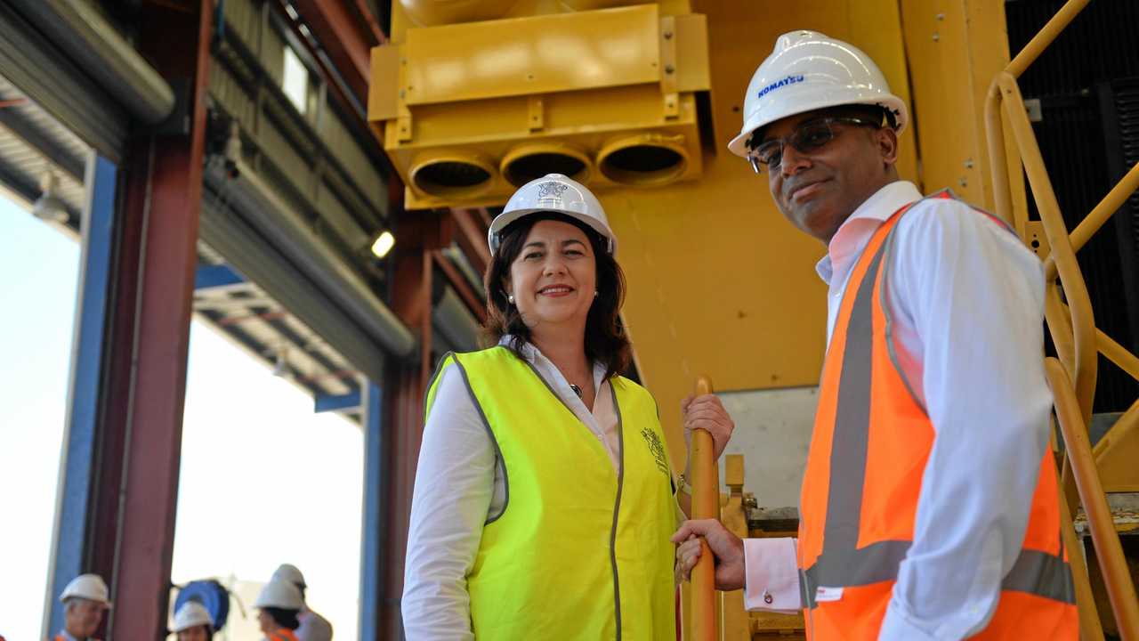 STATE YOUR CASE: A letter writer has questioned who is running our state after Premier Annastacia Palaszczuk dropped funding for Adani. Picture: Chris Lees