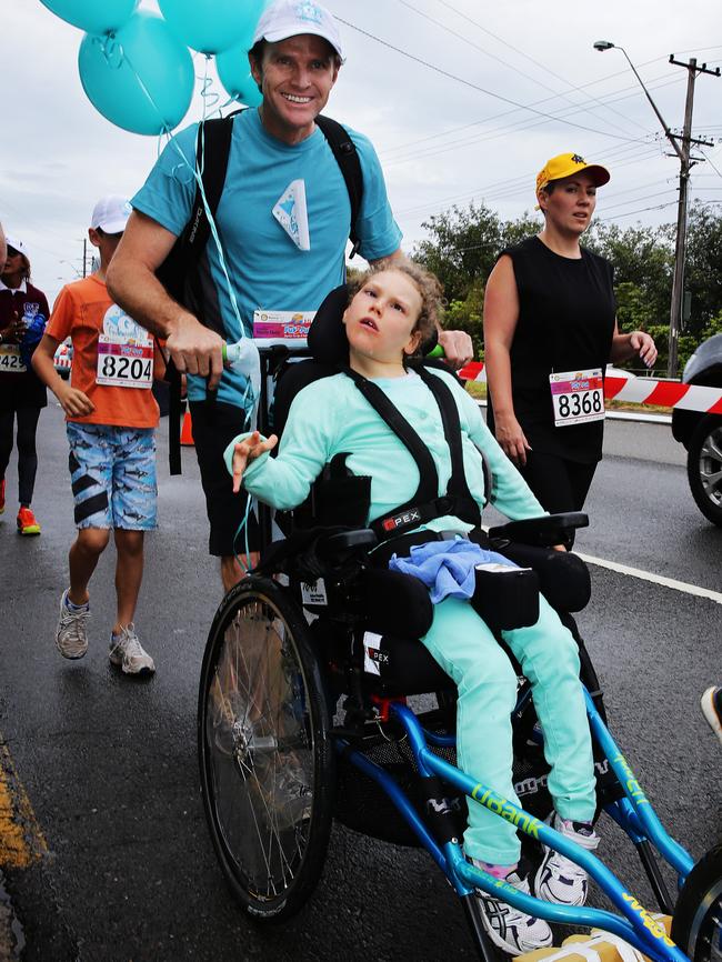 Georgia Conn, 8, competed in 2015. Picture: Braden Fastier