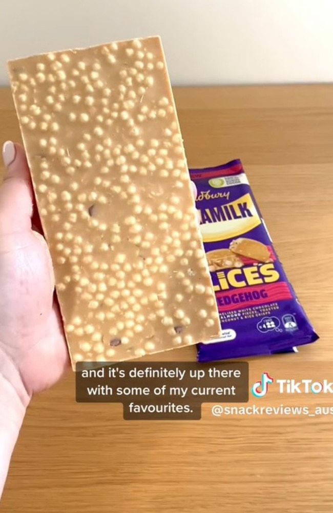 Cadbury has released a slices range. Picture: TikTok