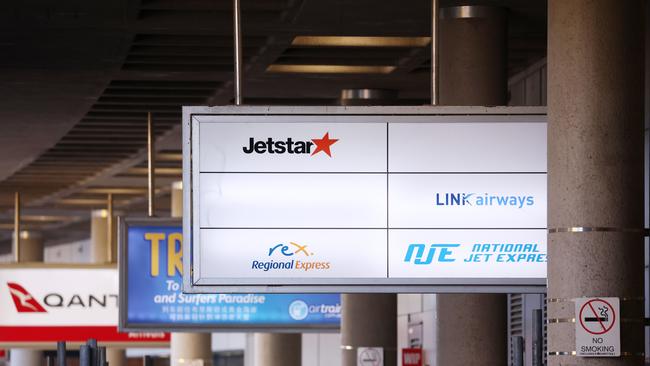 REX Airlines has gone into voluntary receivership, Brisbane Airport. Picture: Liam Kidston