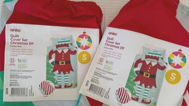 Kmart is offering full refunds after multiple customers reported health issues after purchasing Christmas-themed quilt covers.