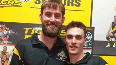 Lachlan Evans (left) remains a star for Loxton. Picture: Loxton Football Club