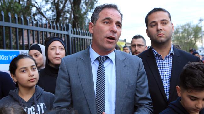 Jihad Dib at a western Sydney primary school. Picture: Christian Gilles