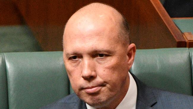 Peter Dutton has told athletes to behave. Source: AAP Image/Mick Tsikas.