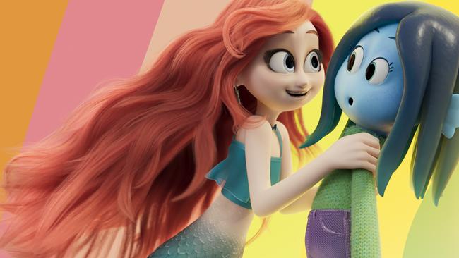 Chelsea Van Der Zee (Annie Murphy) and Ruby Gillman (Lana Condor) in DreamWorks Animation’s Ruby Gillman, Teenage Kraken.