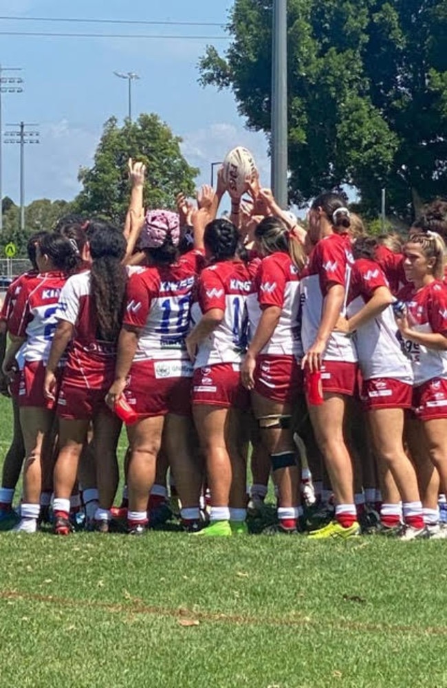 Denny and her Redcliffe team mates