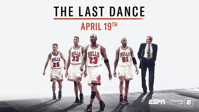 Image for the Michael Jordan last dance doco on netflix