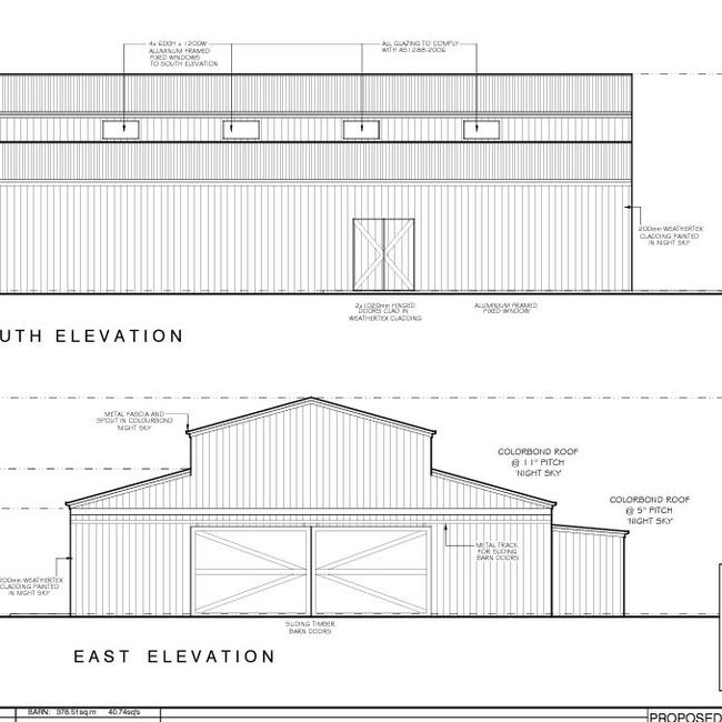 Moorabool Shire Council has published approved plans for a wedding venue set to be built in Millbrook. Picture: Supplied