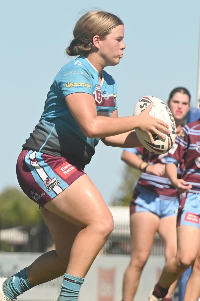 Takiyah Sweet Mackay Cutters vs Central Queensland Capras Harvey Norman U17's Saturday 8 March 2025 Picture:Michaela Harlow