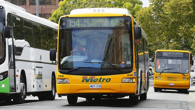 Police were called to help a Metro bus driver deal with a group of people drinking alcohol on a bus at Glenorchy on March 9.